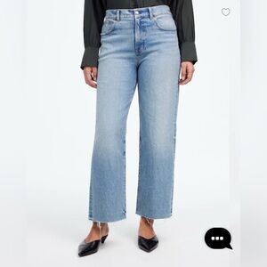 NWT - Madewell The Perfect Vintage Wide-Leg Crop Jean - 25 Petite - Hallstead